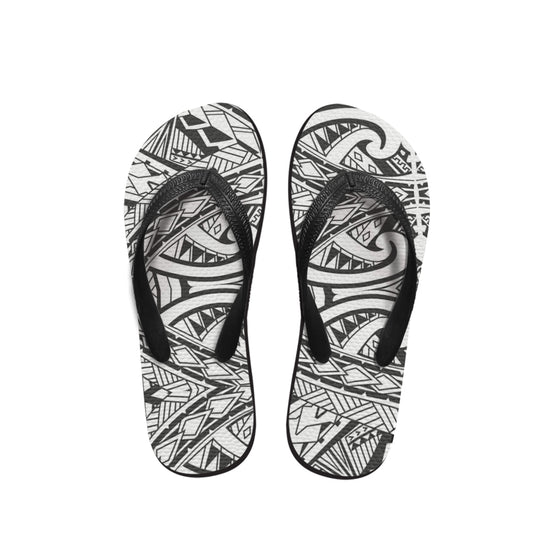 Polynesian Tribal Patterns Flip Flop 47