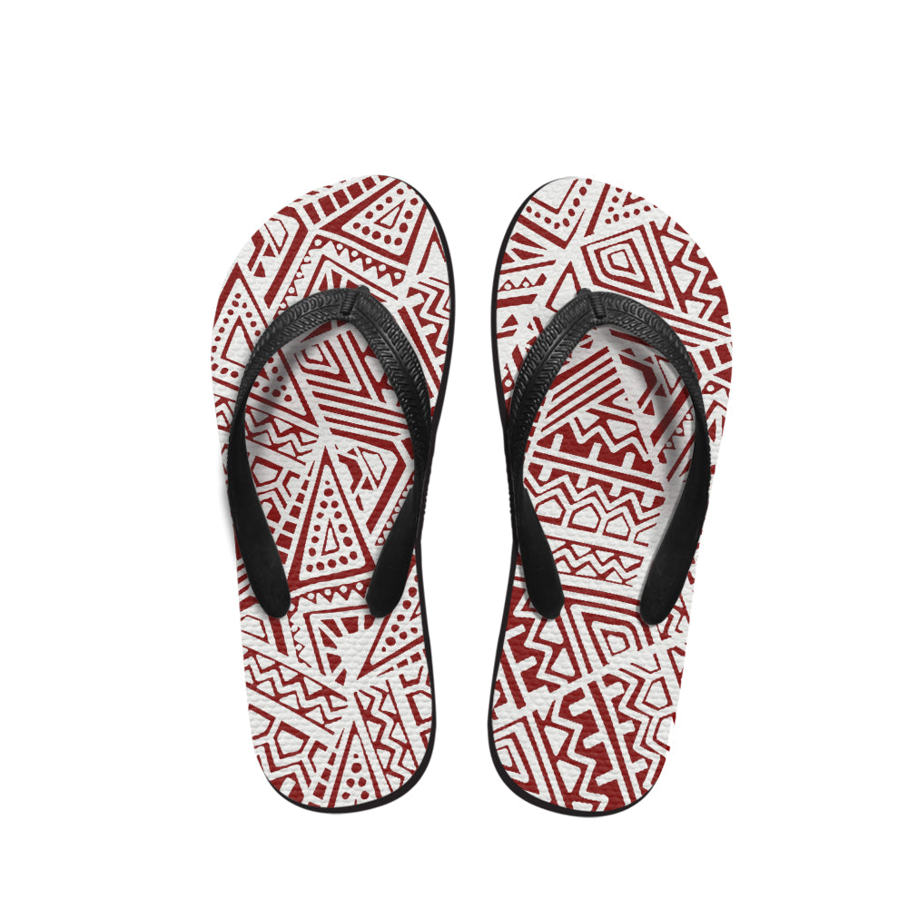Polynesian Tribal Patterns Flip Flop 49