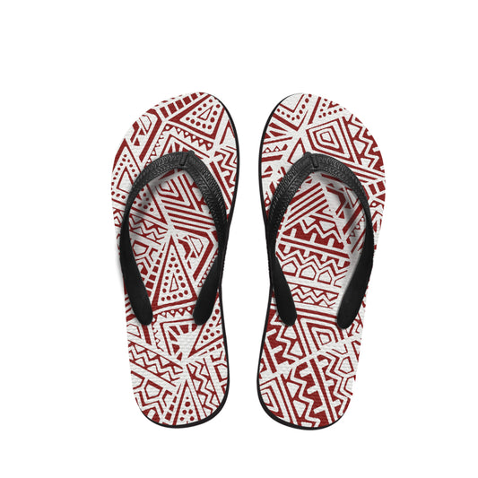 Polynesian Tribal Patterns Flip Flop 49