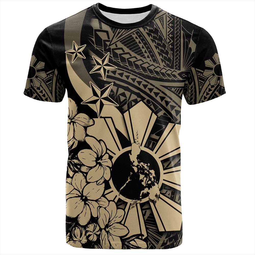 Philippines T-Shirt Polynesian Pattern Filipino Sampaguita