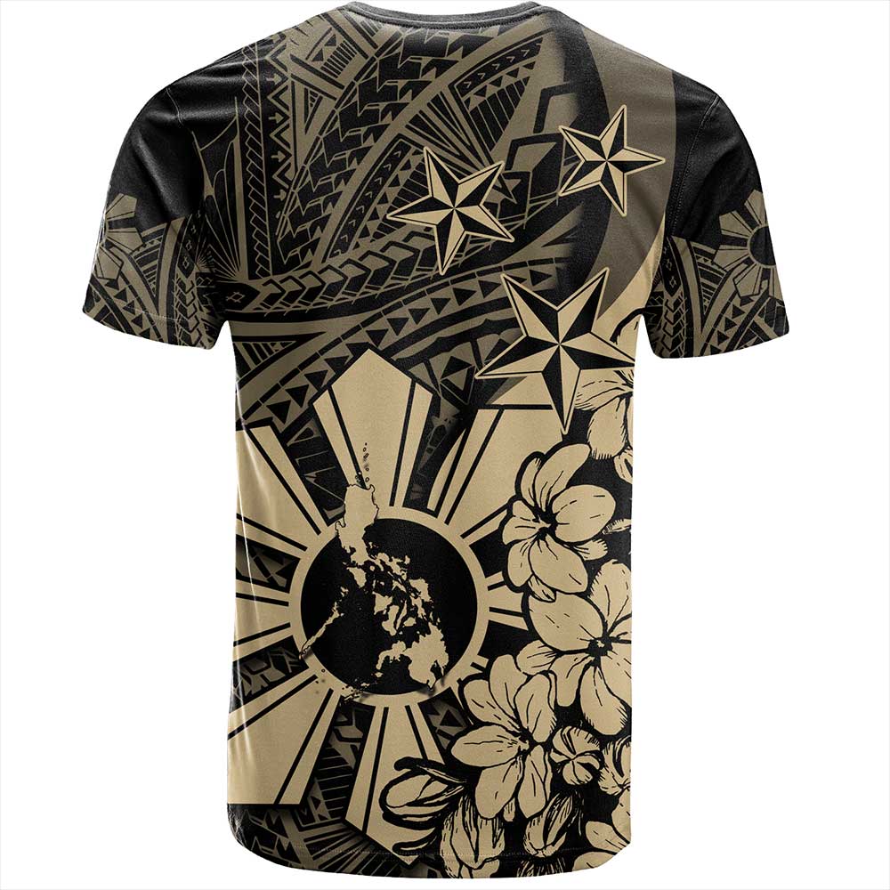 Philippines T-Shirt Polynesian Pattern Filipino Sampaguita