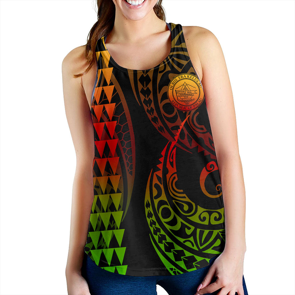 Palau Women Tank Kakau Style