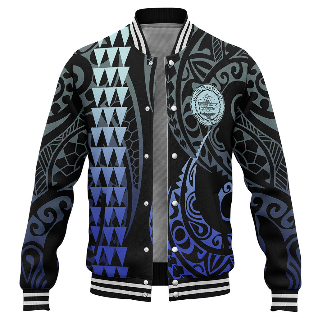 Palau Baseball Jacket Kakau Style