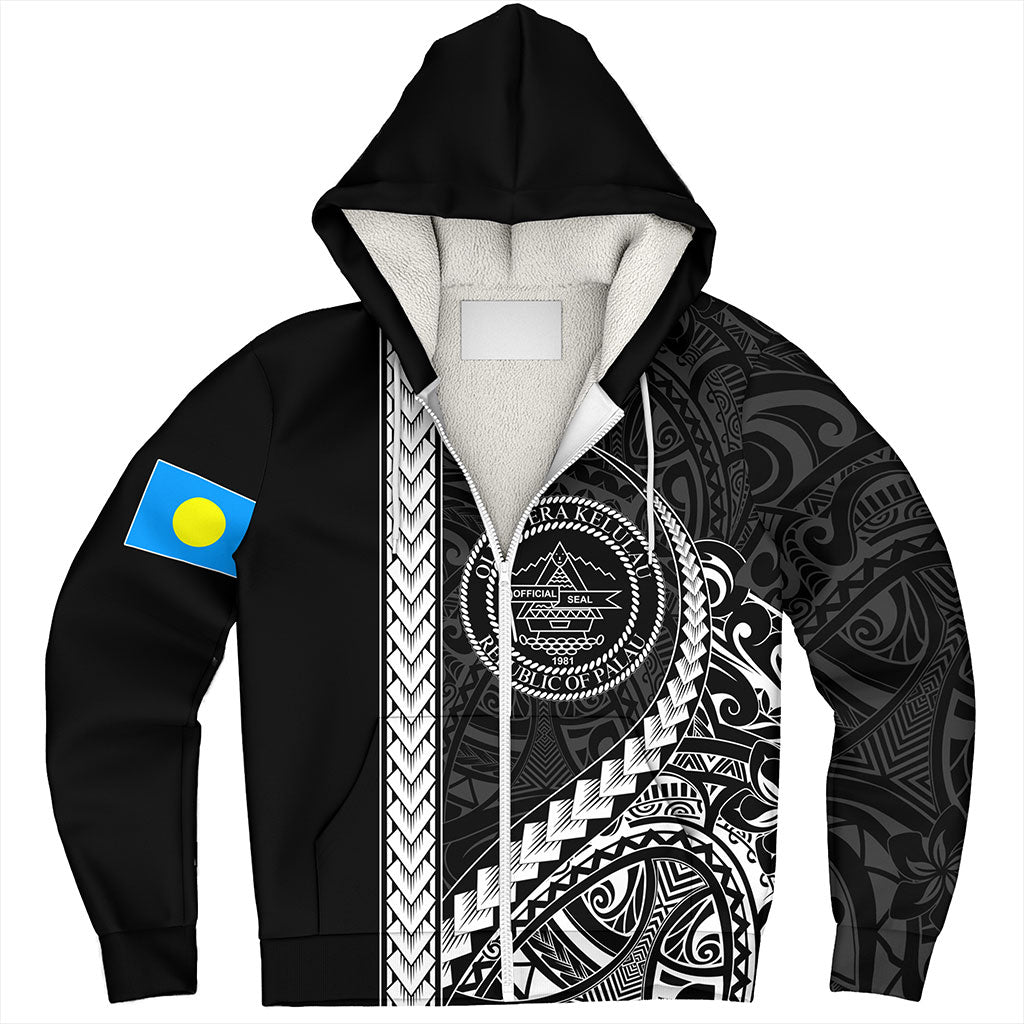 Palau Sherpa Hoodie Tribal Micronesian Coat Of Arms
