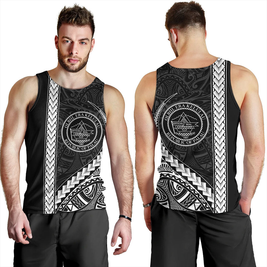 Palau Tank Top Tribal Micronesian Coat Of Arms
