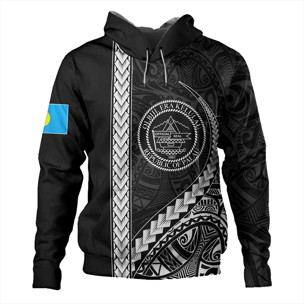 Palau Hoodie Tribal Micronesian Coat Of Arms