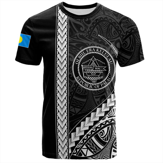 Palau T-Shirt Tribal Micronesian Coat Of Arms