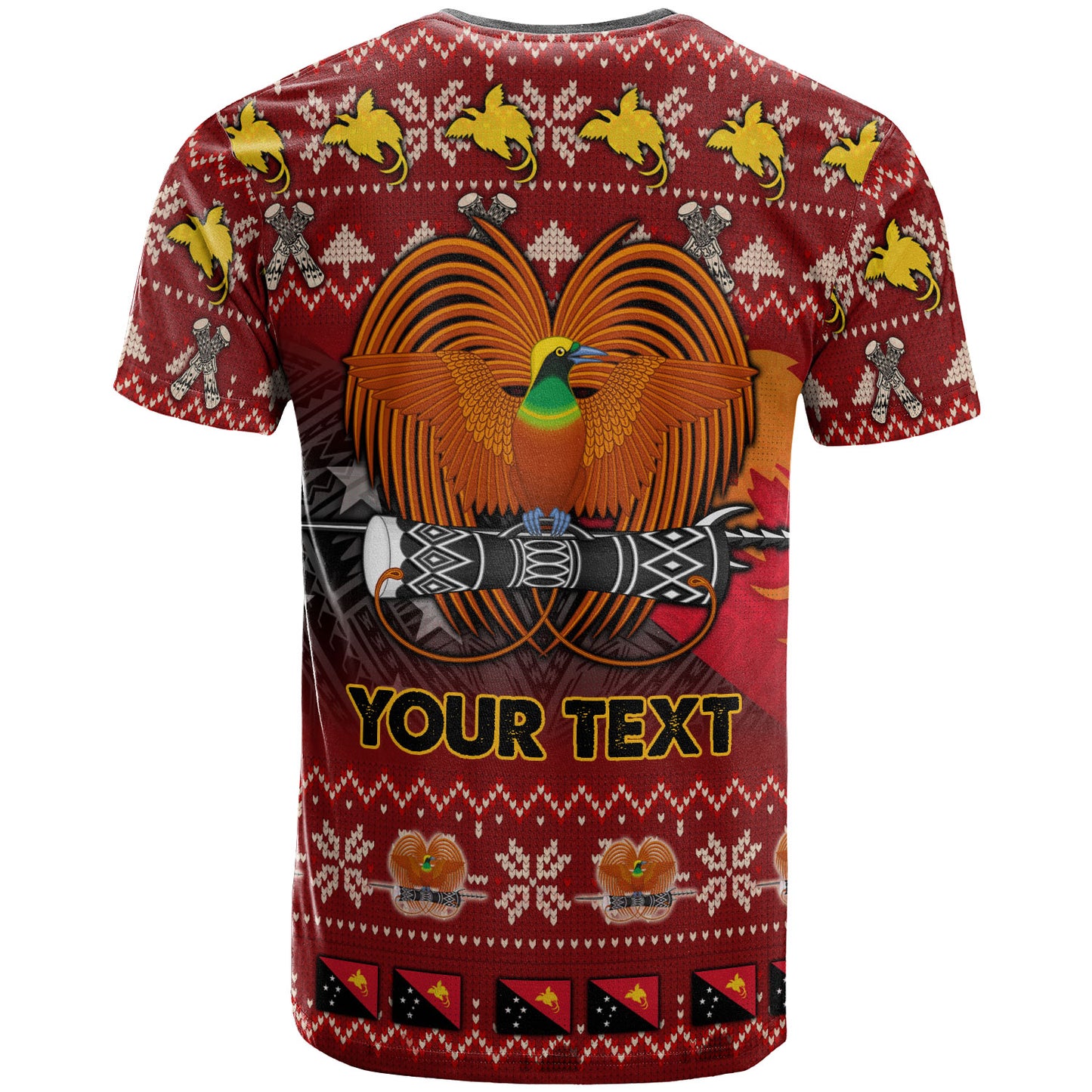 Papua New Guinea T-Shirt - Custom PNG Merry Christmas T-Shirt