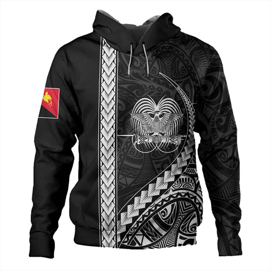Papua New Guinea Hoodie Tribal Melanesian Coat Of Arms