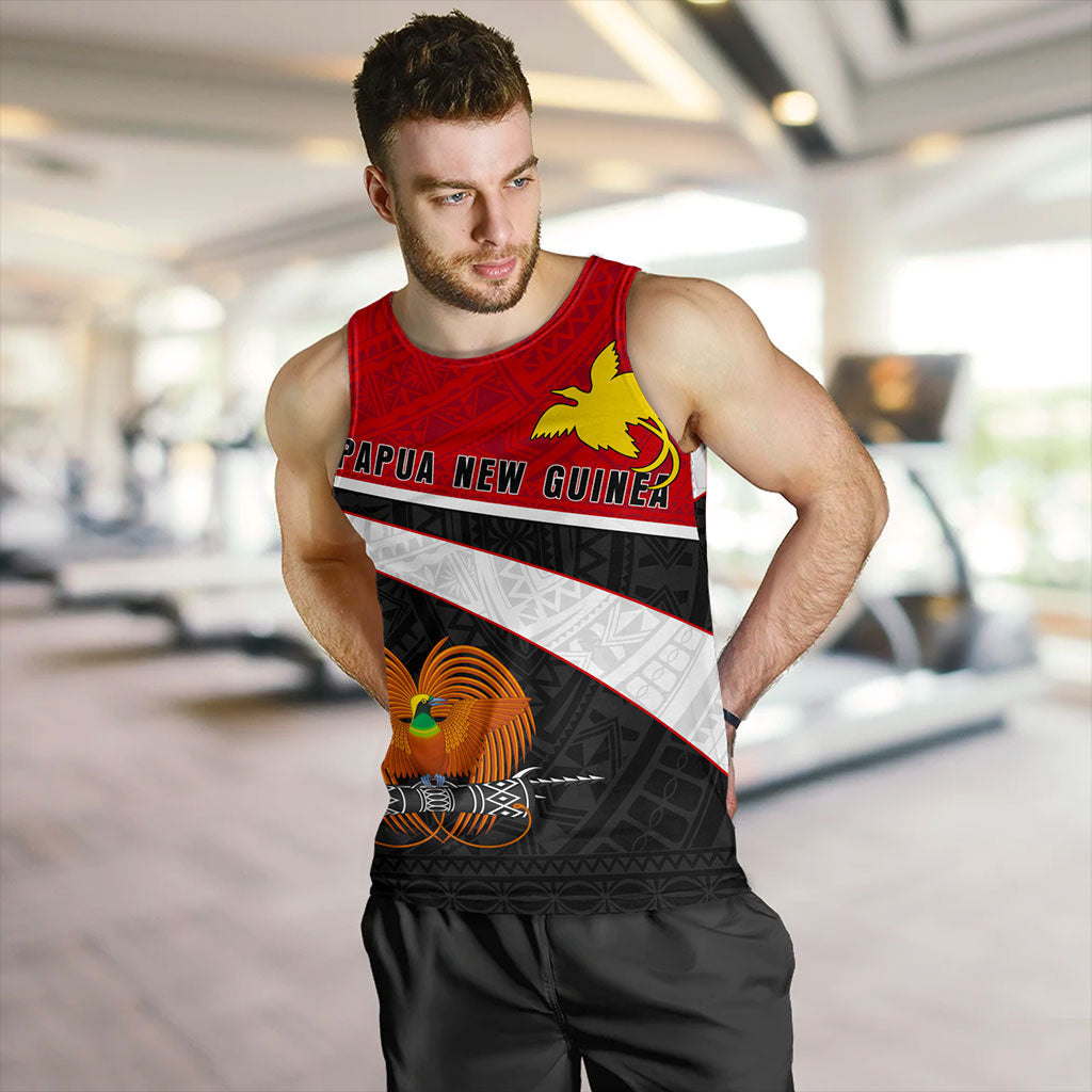 Papua New Guinea Tank Top Melanesia Curve Style