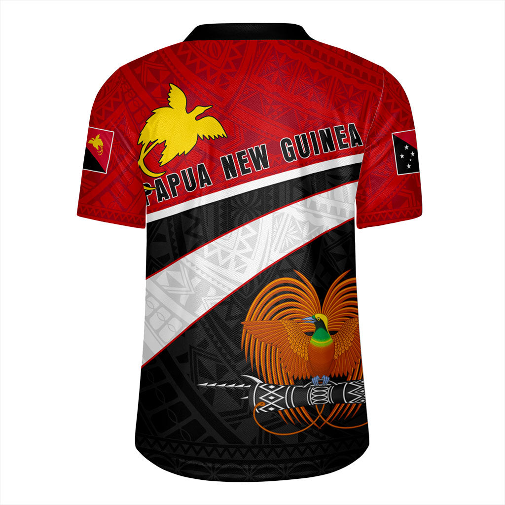 Papua New Guinea Rugby Jersey Melanesia Curve Style