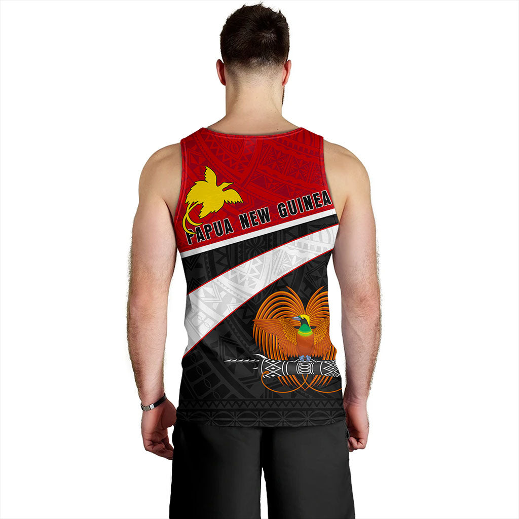 Papua New Guinea Tank Top Melanesia Curve Style
