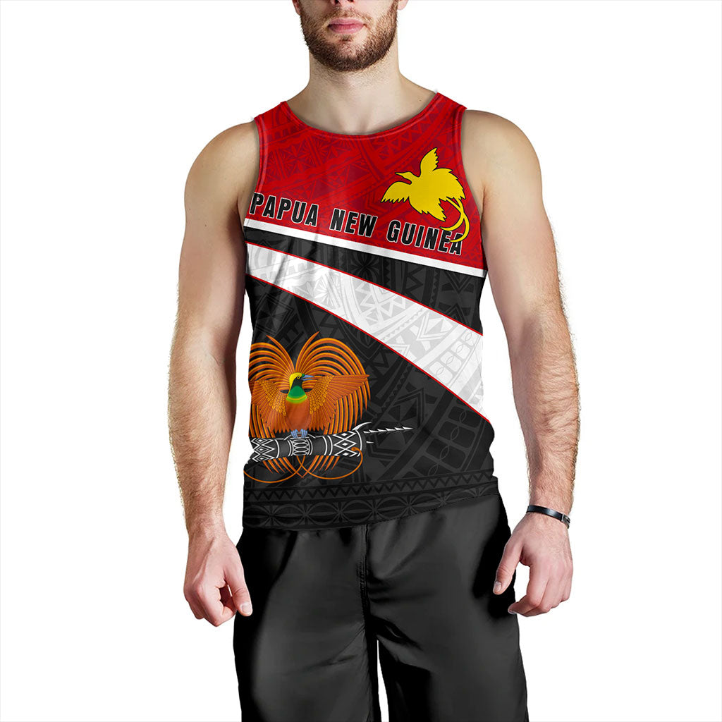 Papua New Guinea Tank Top Melanesia Curve Style