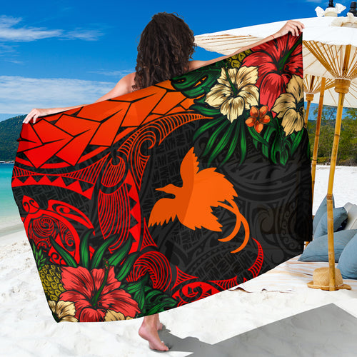 Papua New Guinea Sarong Polynesian Turtle Tropical