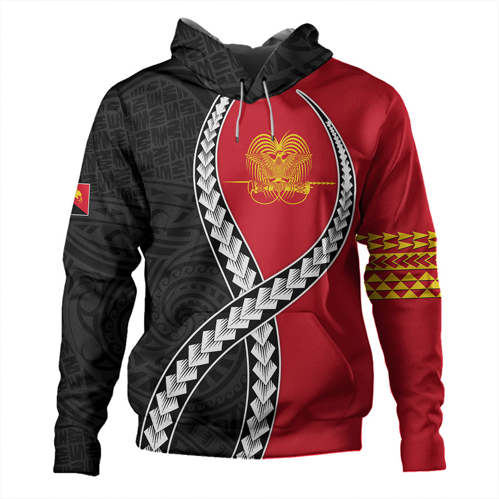 Papua New Guinea Hoodie Tribal Polynesian In My Heart
