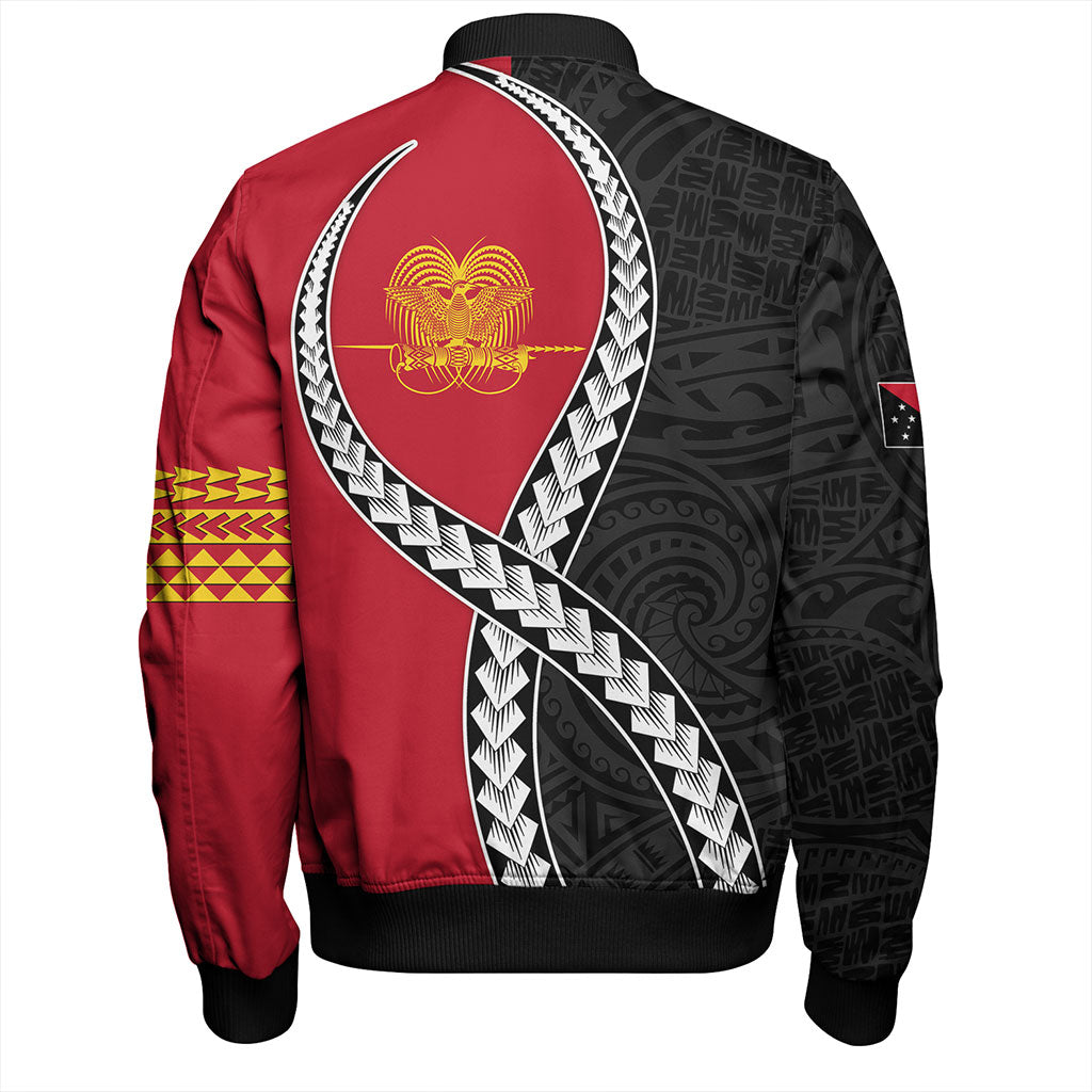 Papua New Guinea Bomber Jacket Tribal Polynesian In My Heart