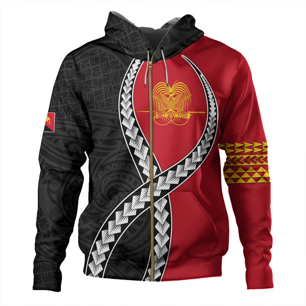 Papua New Guinea Hoodie Tribal Polynesian In My Heart