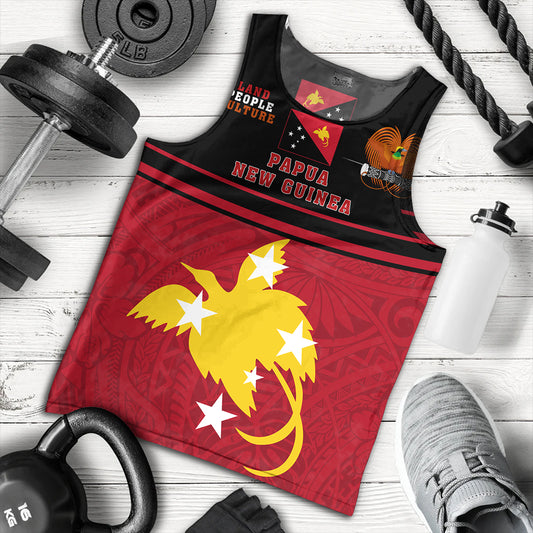 Papua New Guinea Tank Top Our Land Our People Our Culture