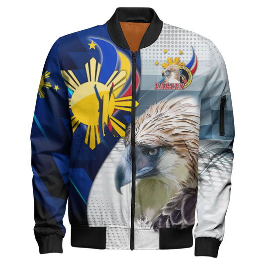 Philippines Bomber Jacket - Philippine Eagles Curve Style