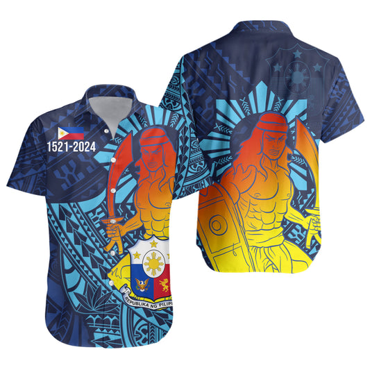 Philippines Filipinos Short Sleeve Shirt King Lapu Lapu Special Style