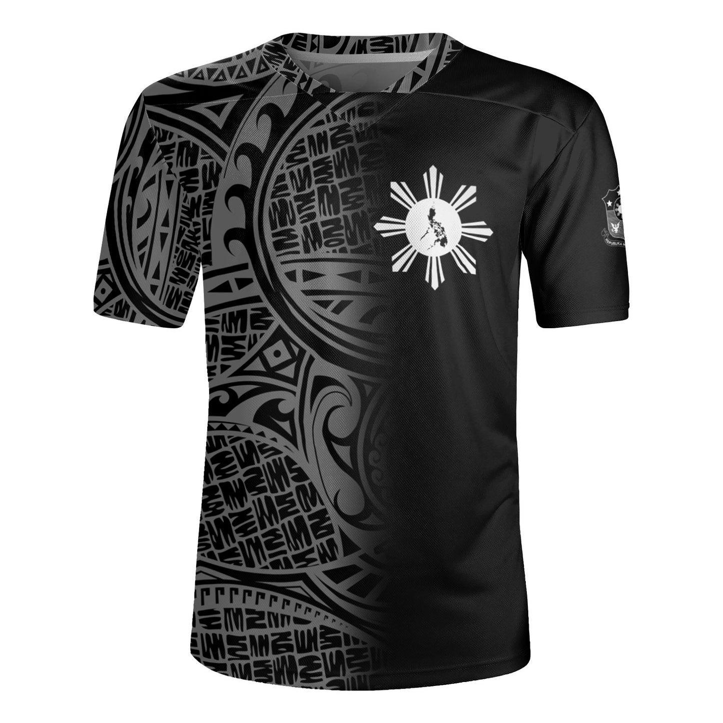 Philippines Filipinos Custom Personalised Rugby Jersey Filipinos Sun And Map Half Style