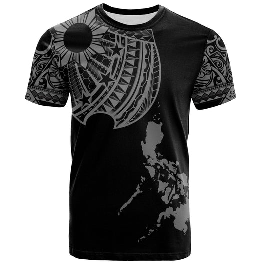 Philippines Filipinos Custom Personalised T-Shirt Filipinos Sun Tatau Tribal Patterns