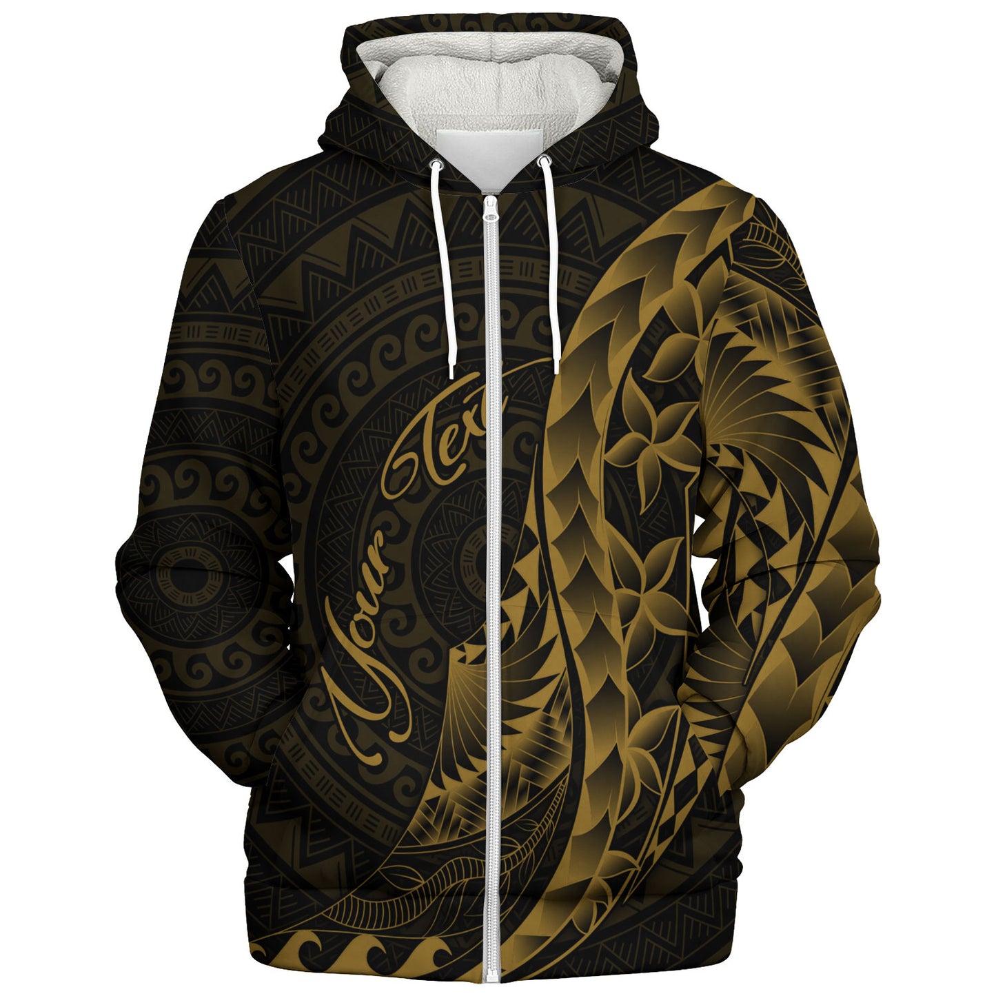 Philippines Filipinos Custom Personalised Sherpa Hoodie Filipinos Sun Tribal Patterns Style
