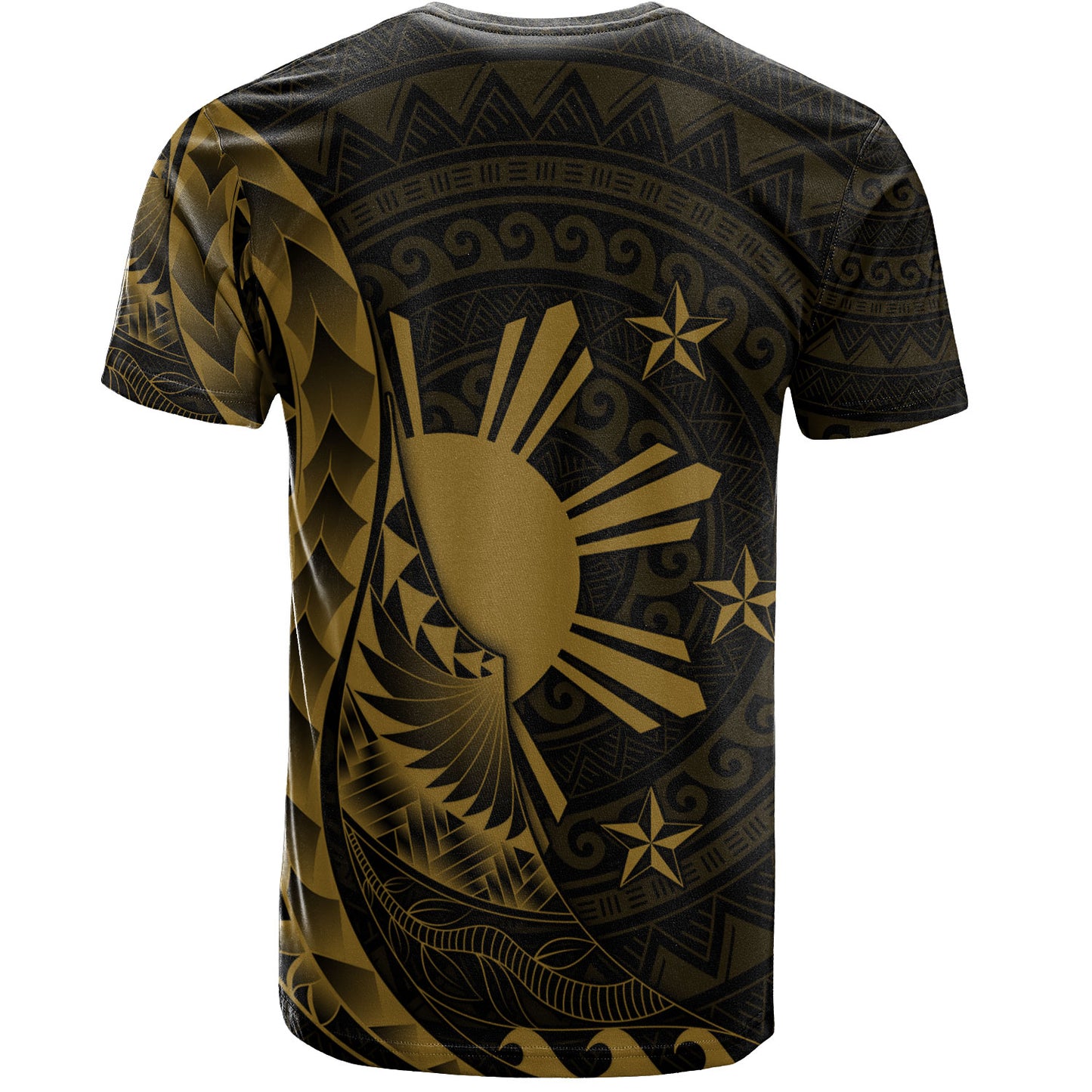 Philippines Filipinos Custom Personalised T-Shirt Filipinos Sun Tribal Patterns Style