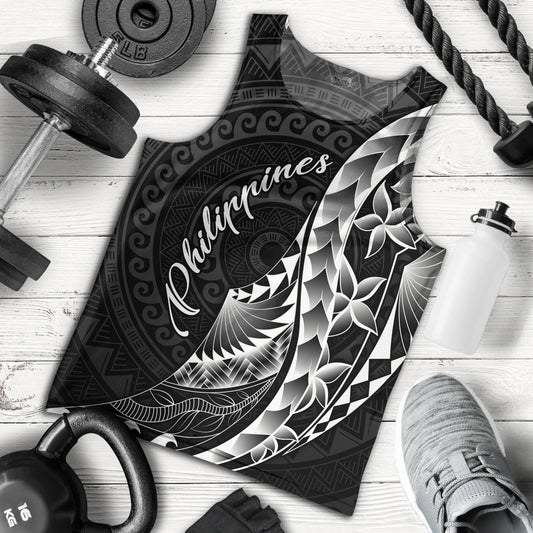 Philippines Filipinos Custom Personalised Tank Top Filipinos Sun Tribal Patterns Style