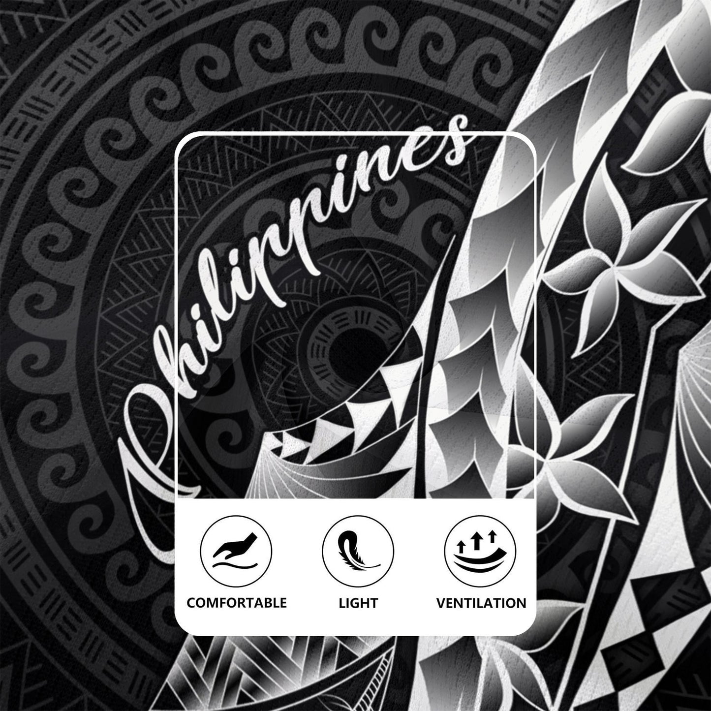 Philippines Filipinos Custom Personalised Rugby Jersey Filipinos Sun Tribal Patterns Style