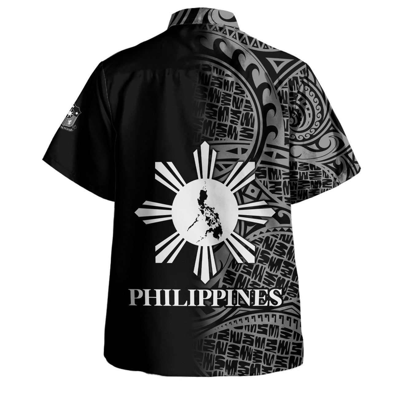 Philippines Filipinos Custom Personalised Hawaiian Shirt Filipinos Sun And Map Half Style