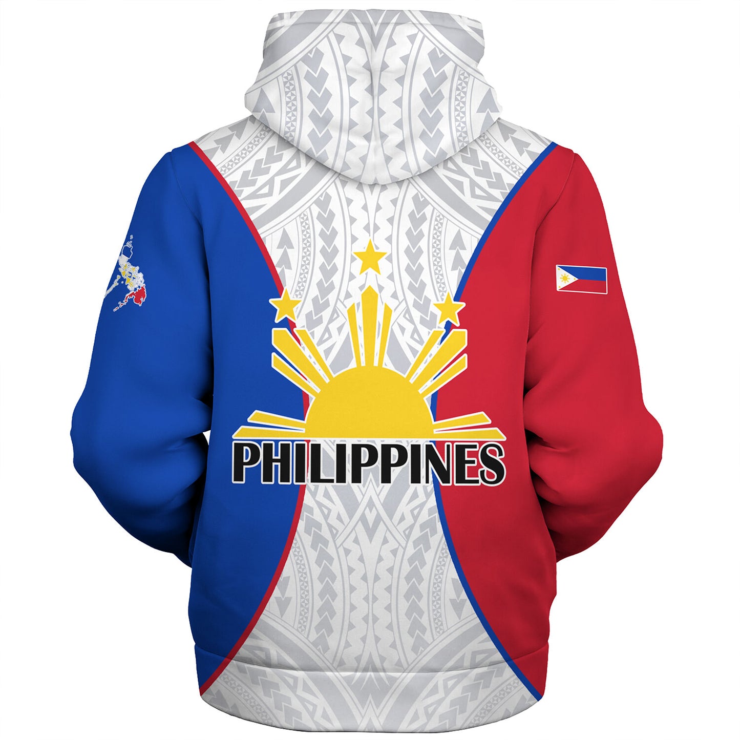 Philippines Filipinos Custom Personalised Sherpa Hoodie Flag Color Special Style