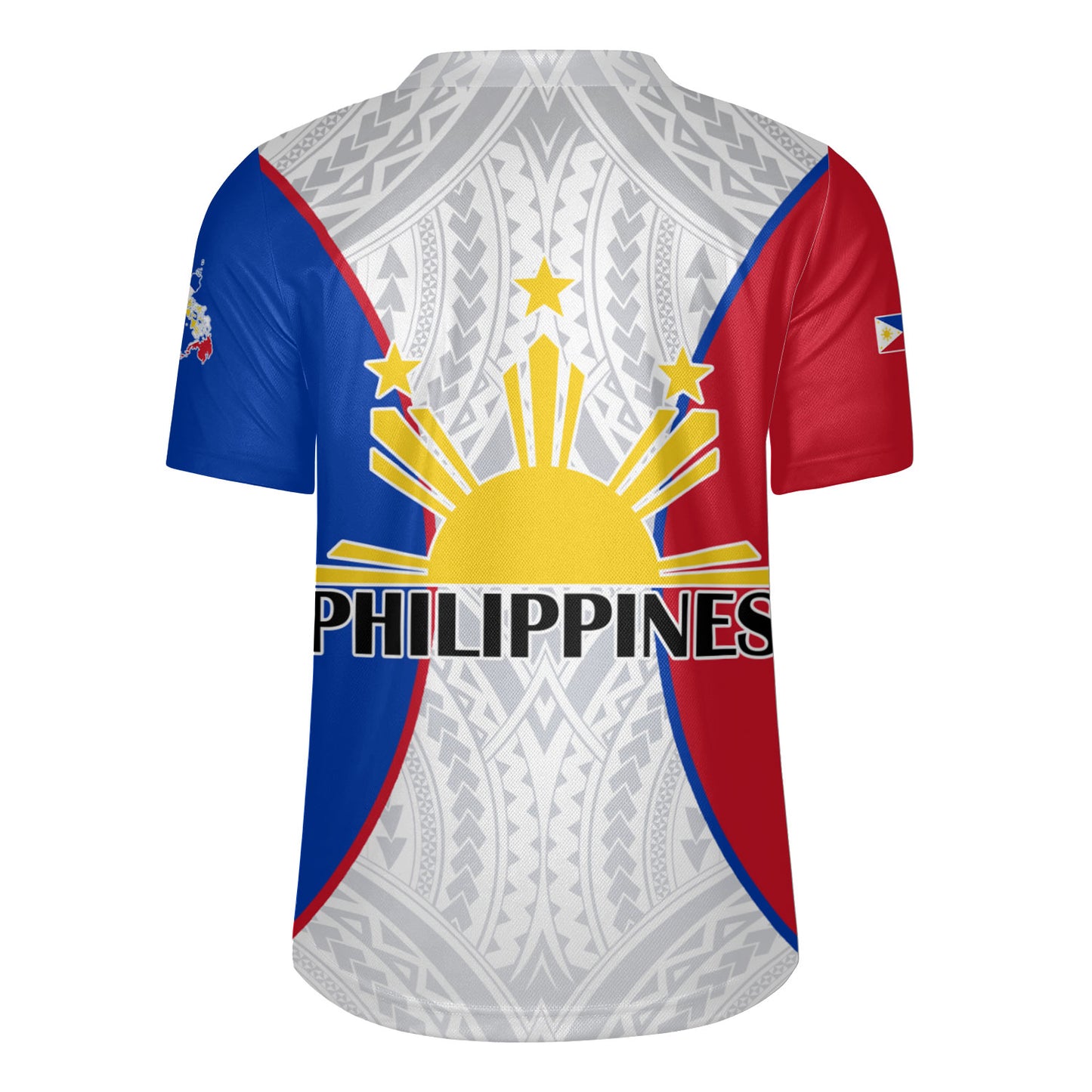 Philippines Filipinos Custom Personalised Rugby Jersey Flag Color Special Style