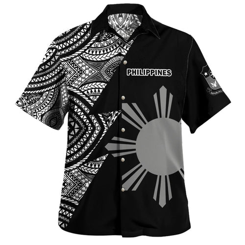 Philippines Filipinos Custom Personalised Hawaiian Shirt Flash Style