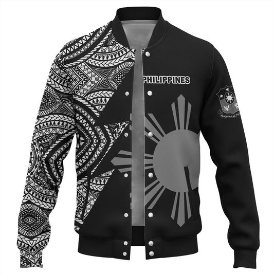 Philippines Filipinos Custom Personalised Baseball Jacket Flash Style