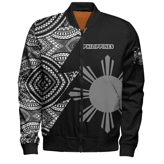 Philippines Filipinos Custom Personalised Bomber Jacket Flash Style