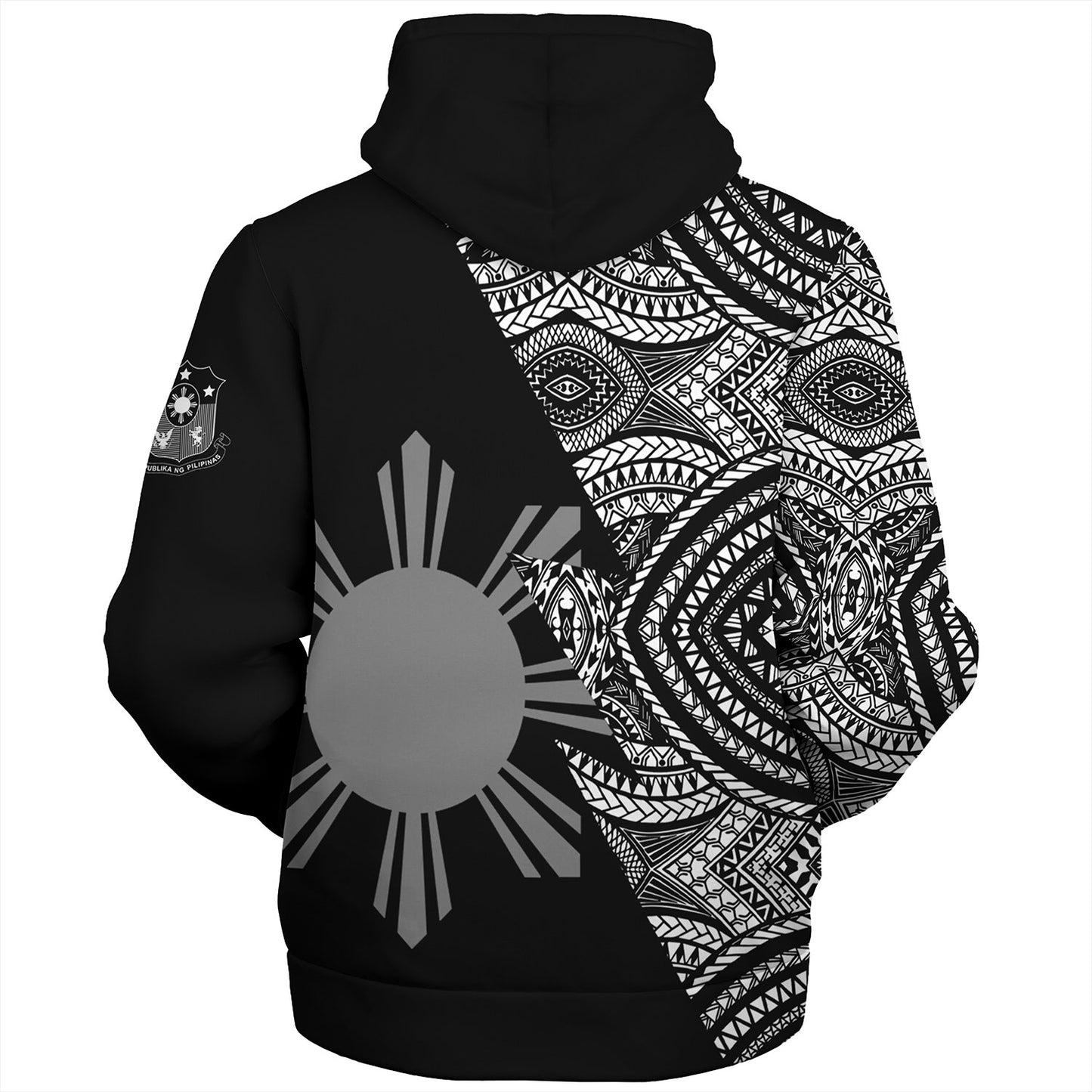 Philippines Filipinos Custom Personalised Sherpa Hoodie Flash Style