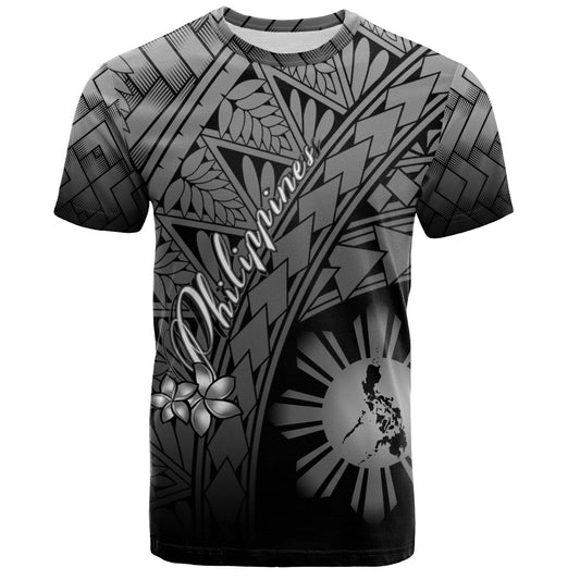 Philippines Filipinos Custom Personalised T-Shirt Plumeria Tattoo Tribal