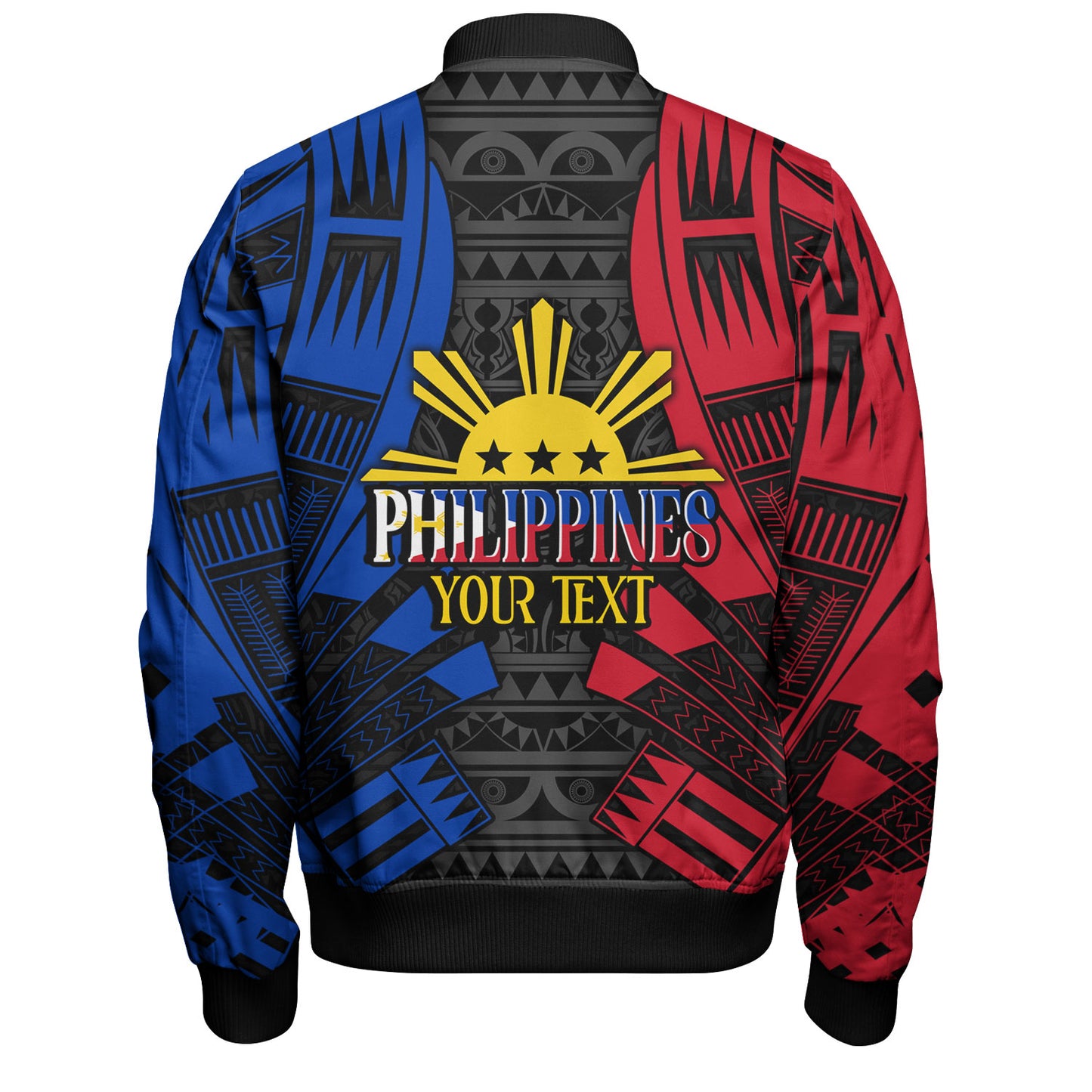 Philippines Filipinos Custom Personalised Bomber Jacket Tattoo Style