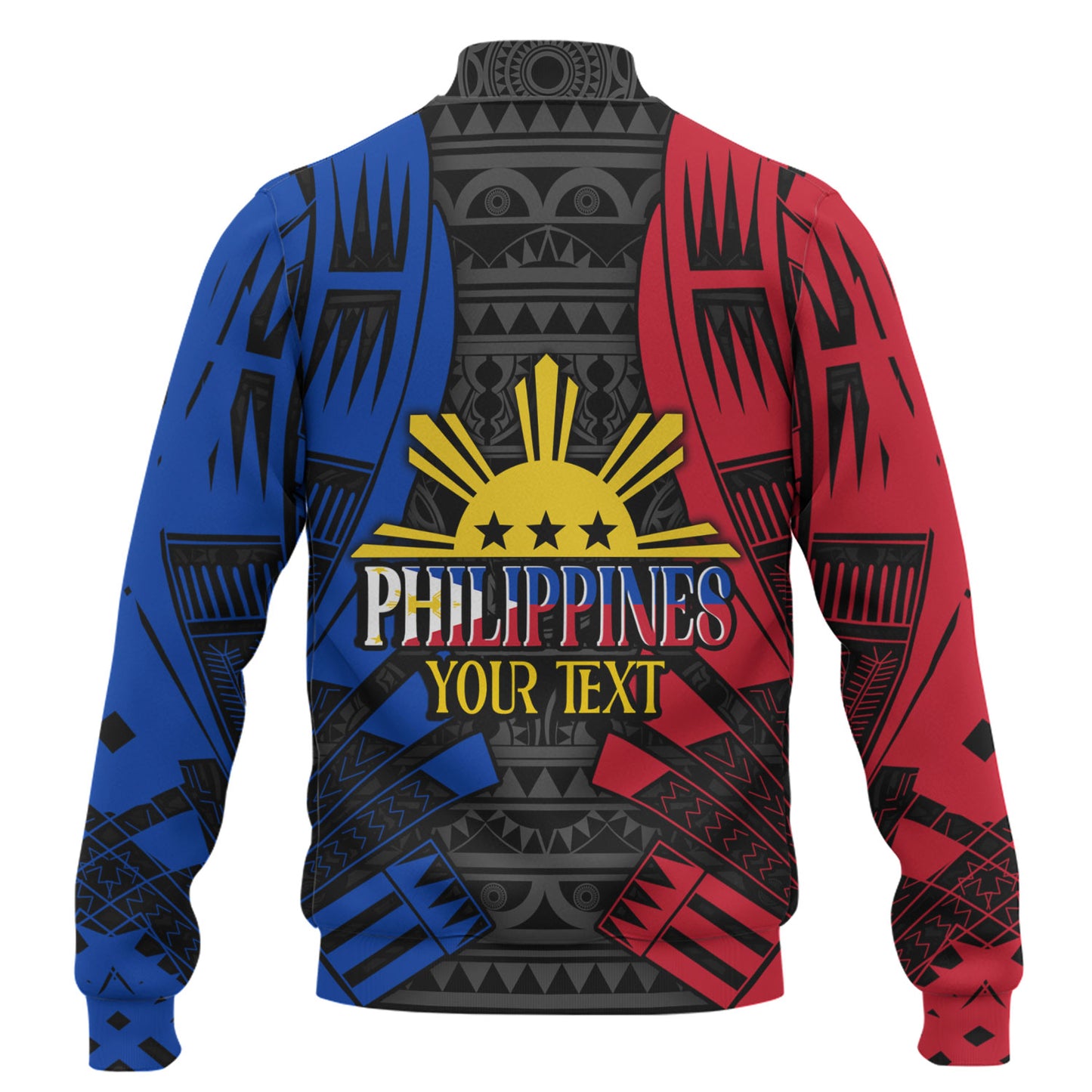 Philippines Filipinos Custom Personalised Baseball Jacket Tattoo Style