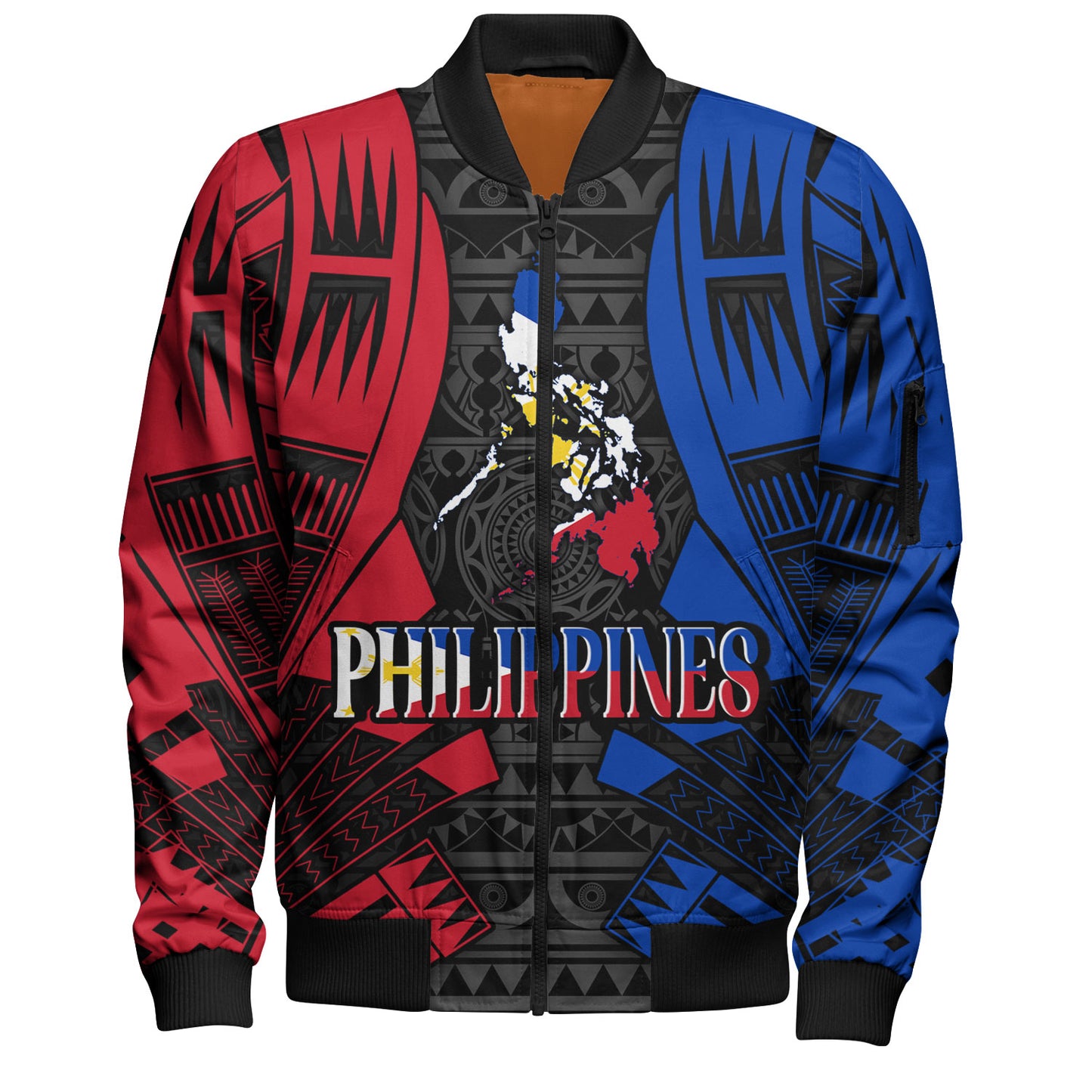 Philippines Filipinos Custom Personalised Bomber Jacket Tattoo Style