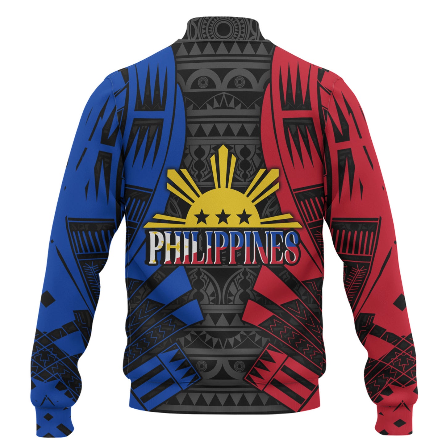 Philippines Filipinos Custom Personalised Baseball Jacket Tattoo Style