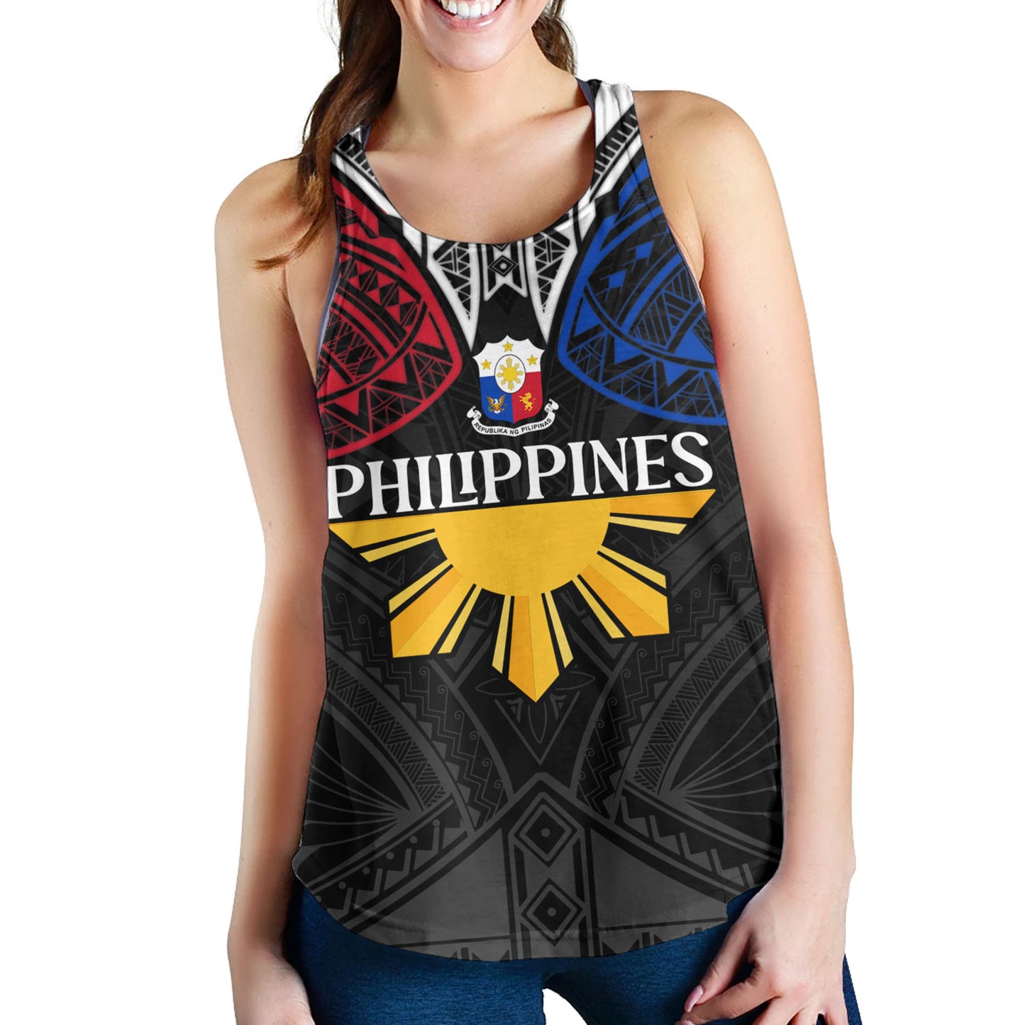 Philippines Filipinos Custom Personalised Women Tank Unique Filipino Tribal Tattoos For Inspiration
