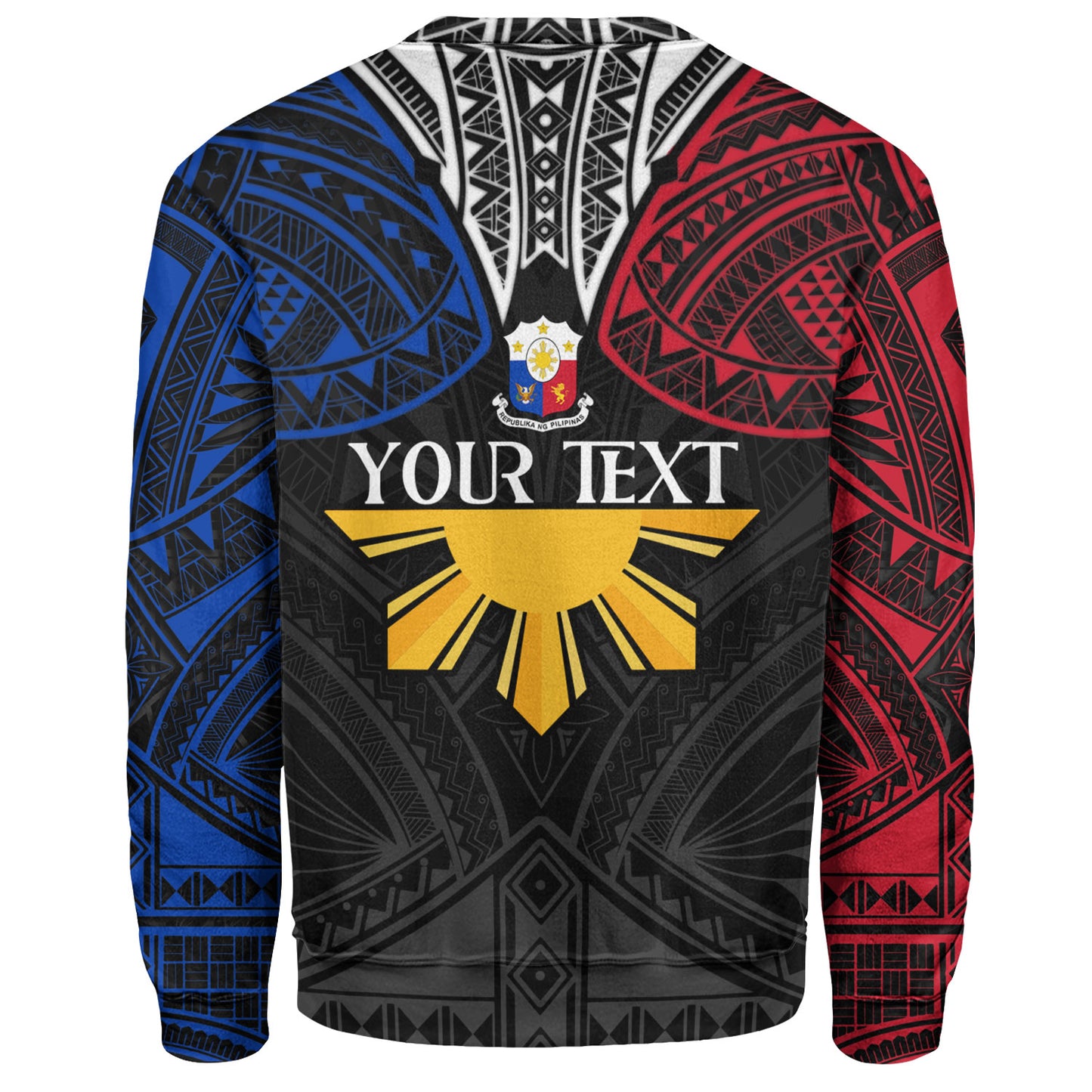 Philippines Filipinos Custom Personalised Sweatshirt Unique Filipino Tribal Tattoos For Inspiration