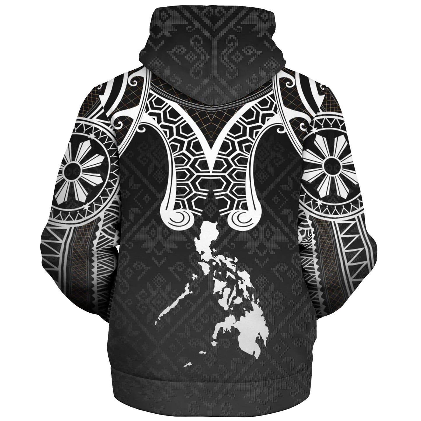 Philippines Filipinos Sherpa Hoodie Filipino National Tribal Patterns Style