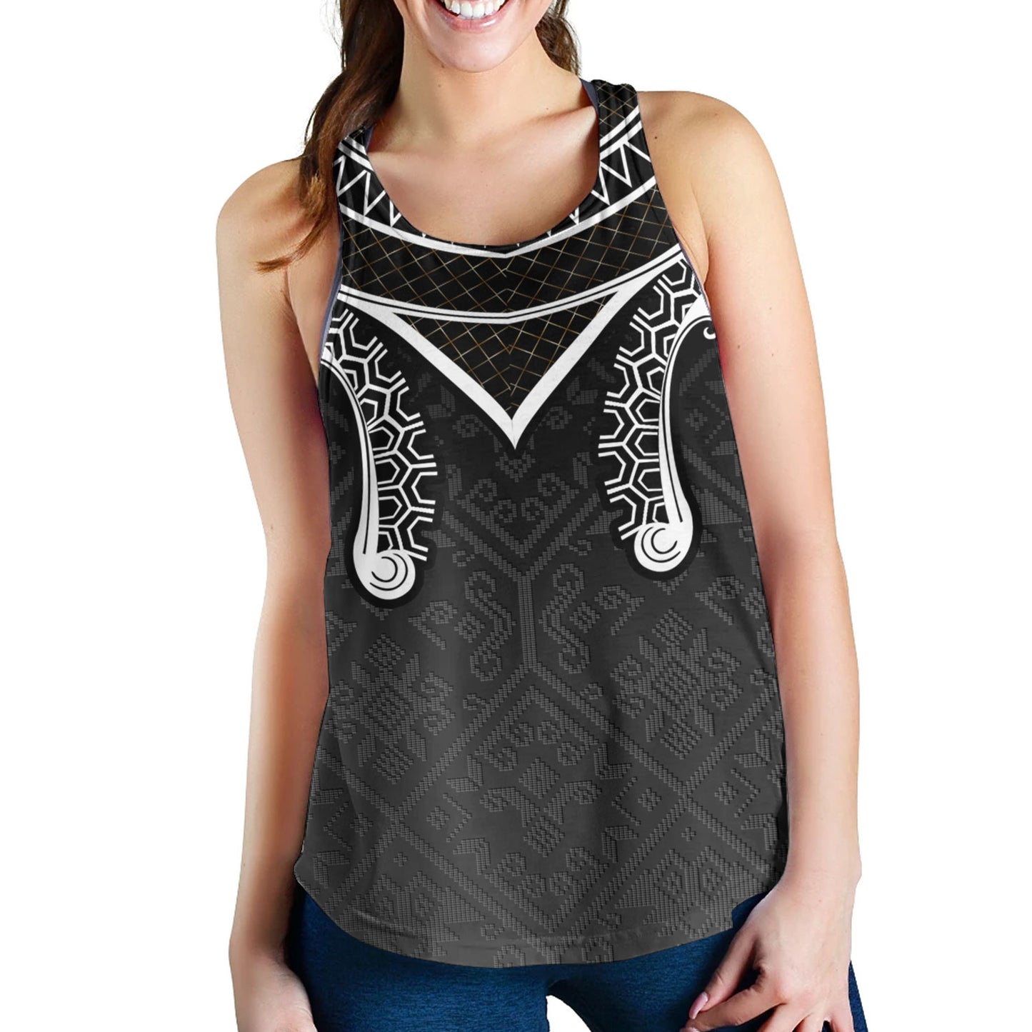 Philippines Filipinos Women Tank Filipino National Tribal Patterns Style