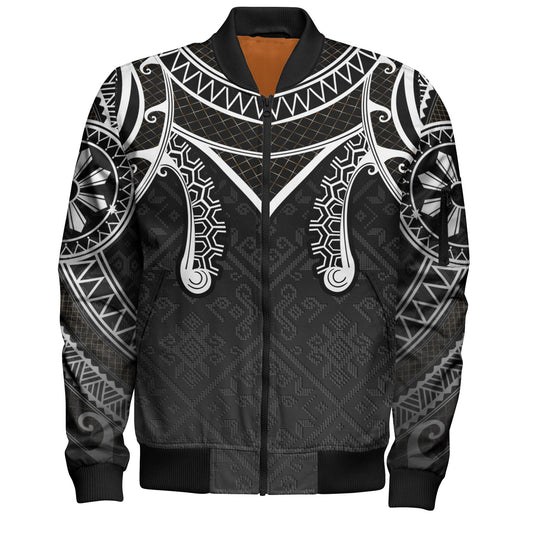 Philippines Filipinos Bomber Jacket Filipino National Tribal Patterns Style