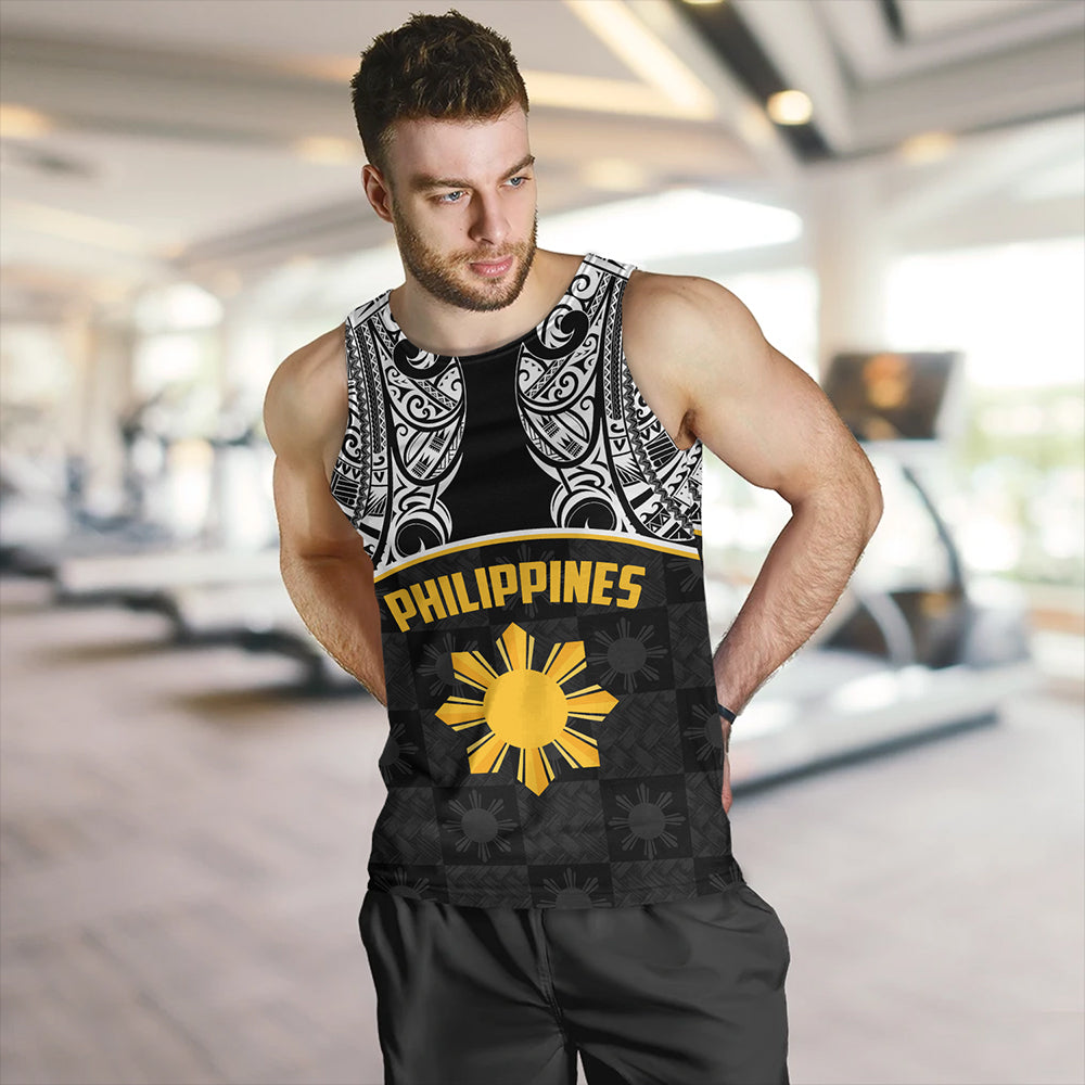 Philippines Filipinos Tank Top Tribal Polynesian Demodern Style