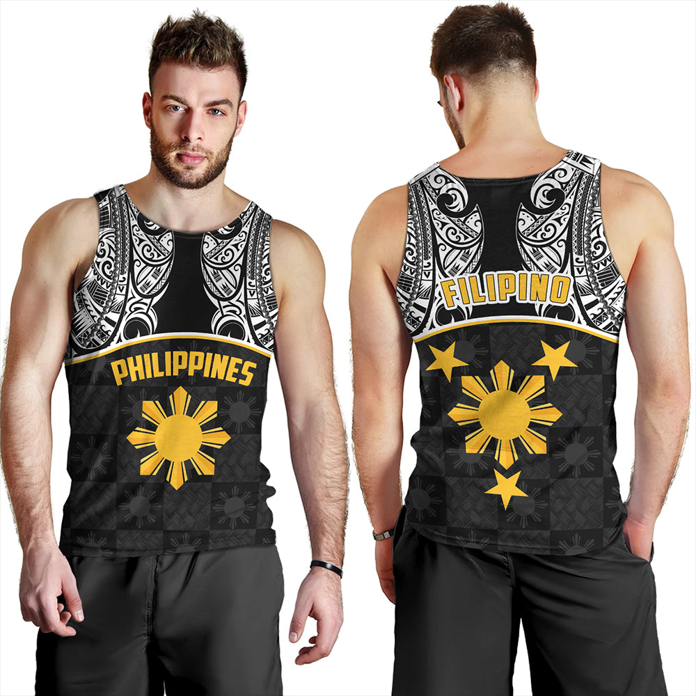 Philippines Filipinos Tank Top Tribal Polynesian Demodern Style