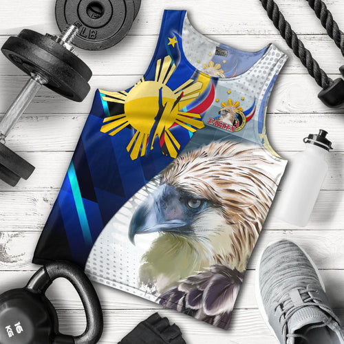 Philippines Tank Top - Philippines Eagles Curve Style